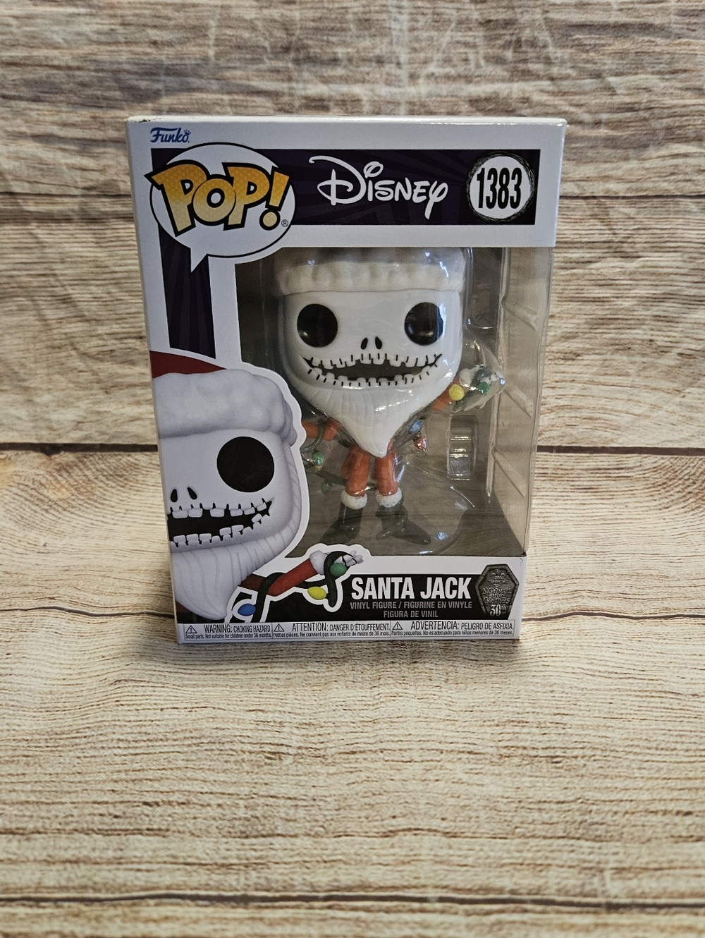 Nightmare before christmas Santa jack skellington funko pop 1383